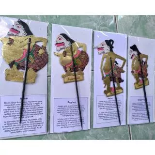 Souvenir Miniatur Wayang Kulit Punakawan Mini Sunduk