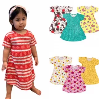 Daster Anak / Dress Anak / Baju Bayi  / Pakaian Anak uk. S M L
