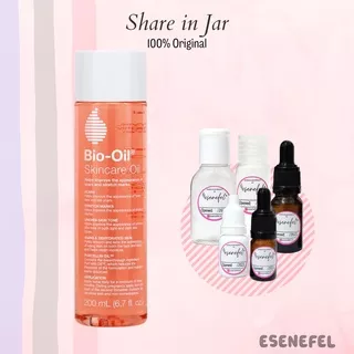 SHARE - BIO OIL PENGHILANG BEKAS JERAWAT / BEKAS LUKA / STRETCHMARK share in jar / bottle 5ml 10ml