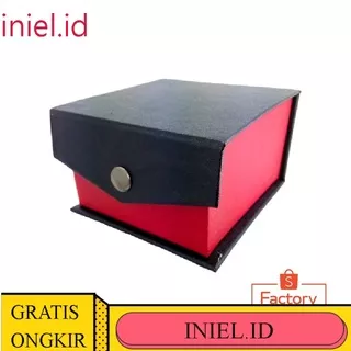 INIEL.ID //  COD SATUAN  KOTAK JAM TANGAN BOX KANCING / BOX MIKA MODEL FREE BOX JAM TANGAN KOTAK COVER TEMPAT PENYIMPANAN PREMIUM