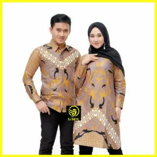 Couple Batik non Slimfit Premium / Kemeja Batik Modern / Tunik Batik Modern / Batik Pekalongan Asli