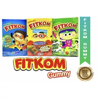 Fitkom gummy box 5 sachet ( permen multivitamin anak )