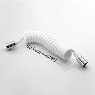 selang shower flexible 120cm putih selang flexible 1,2 meter selang flexible shower telpon white
