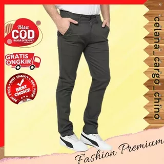 Celana Chino Chinos Cinos Panjang Pria Laki Dewasa Slimfit Slim Fit Kerja Kantor Santai Cino Casual Formal Reguler Standar Twill Tebal Tidak Melar Abu Hitam Cream Mocca Kualitas Distro Premium Erigo Emba Cardinal Levis Zara Ori Original Pants