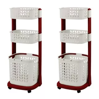 Rovega laundry basket 3 susun