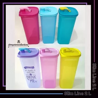 Slim Line 2L (1 Pcs) Botol Minum Tupwr