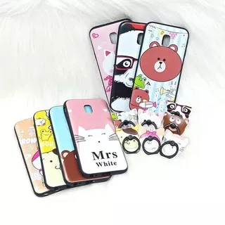 Softcase Motif + Iring Samsung J3 Pro