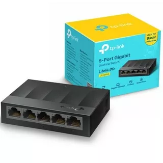 SWITCH HUB INTERNET TP-LINK LE1005G 5 PORT GIGABIT 10/100/1000MBPS, SWITCH HUB 5 PORT GIGABIT TP LINK LS 1005G