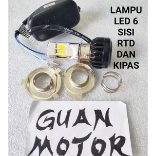 lampu LED motor 6 sisi RTD lampu depan led 6 sisi 35 watt