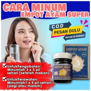 [Bisa COD] Jamu Empot Ayam Super Original Asli Ramuan Madura Kembali Gadis Dijamin Rapet