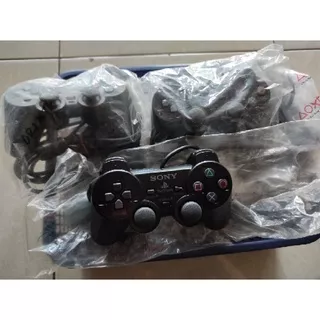 Stick PS2 ORIGINAL DARI MESIN ASLI. kabel warna HITAM.