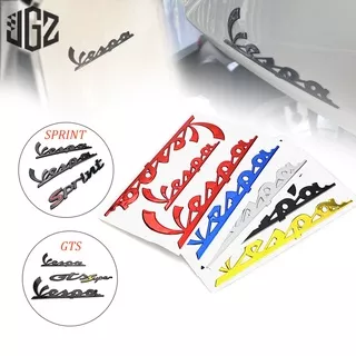 3pcs Stiker Emblem 3D Bahan Plastik 3M Untuk VESPA GTS GTV LX LXV Sprint Primavera 150 125 250 300