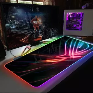 Mouse Pad Colour LED Lighting Gaming Computer Laptop Notebook Large Colorful Mousepad Game Mice Mat Mice