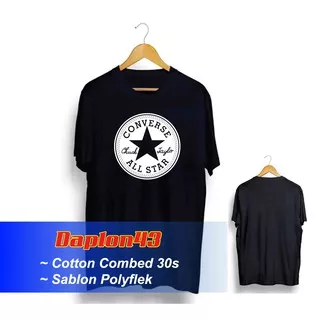 CONVERSE Kaos Converse Terlaris Fashion Kaos Baju T-Shirt Pria Wanita Daplon43 19