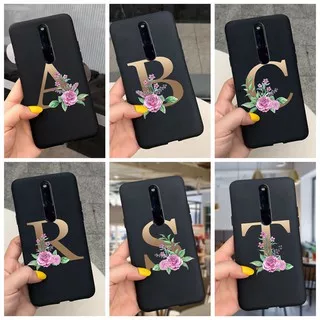 OPPO F11  F11Pro Case Cute Letter Flower  Printed Back Cover For OPPO F 11 Pro Soft Silicone TPU Case