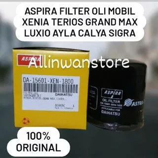 ASPIRA Filter Oli Mobil Xenia Terios Grand Max Luxio Ayla Calya Sigra