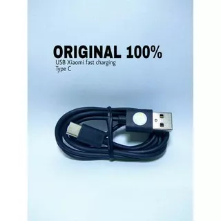 Kabel Data Xiaomi Original 100% USB TYPE-C Cable Charger Type C Tipe C