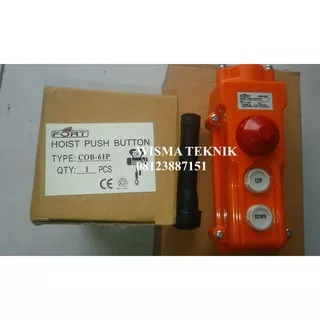 Hoist Push Button COB-61P With Emergency Stop FORT