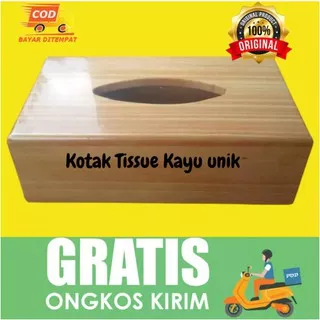 kotak tisu kayu murah minimalis multifungsi / kotak tisu / tempat tissue mobil / box tissue kayu