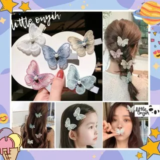 Jepitan rambut anak kupu kupu hairclip kids korea butterfly wanita