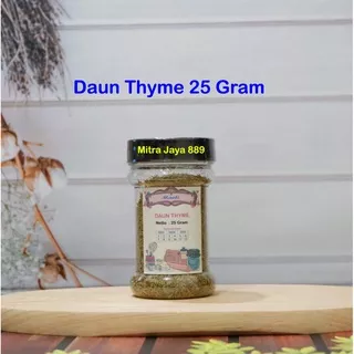 Daun Thyme kering 25 gram / Dried Thyme Leaves / Thyme Kering / Daun Timi Kering