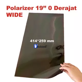 POLARIZER LCD 19 INCH 0 DERAJAT polariser LCD LED dimensi 414*259 MM WIDE