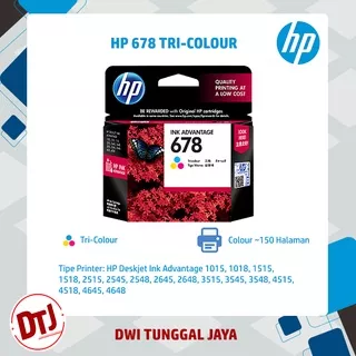 Tinta HP 678 Colour Original (CZ108AA)