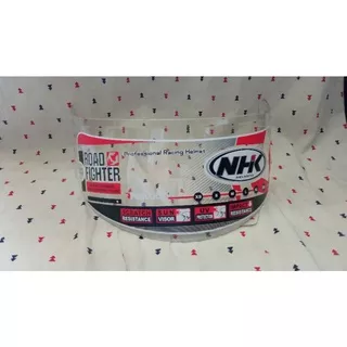 KACA HELM NHK TERMINATOR CLEAR FLAT VISOR ORI REAL PIC