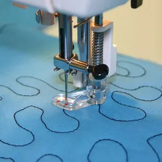 Sepatu Metal Darning -Free Motion Quilting Foot - Embroidery Foot Sepatu Bordir Mesin Jahit Portable