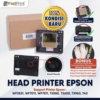 Head Printer Epson WF7511 WF3521 WF7011 TX550 TX600 TX960 T40