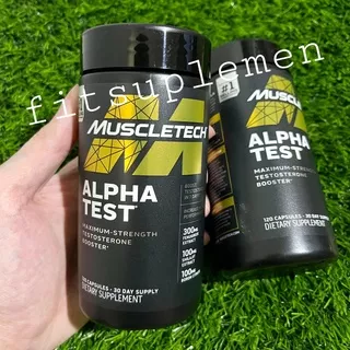 MUSCLETECH ALPHA TEST 120 CAPSULE TESTO BOOST TESTOSTERON BOOSTER