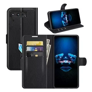 Casing Case Flip Stand Dompet Kulitslot Kartu Untuk Asus zenfone Rog Phone 5 6 9