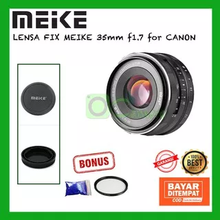 Lensa Meike 35mm F1 7 Manual for Canon/Sony/Fujifilm