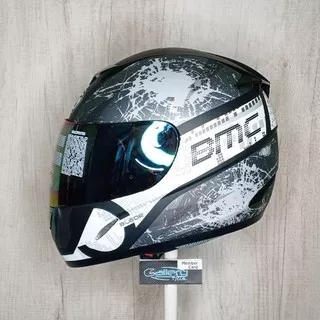 BMC Blade 200 #8 Graphite Silver Doff / Helm full Face / BMC full Face / BMC Blade / helm bmc / helm blade / helm dewasa / belanja dari rumah / helm original / helm sni / gratis packing / helm murah / helm motif