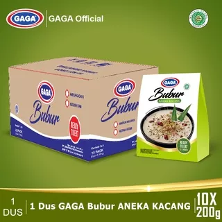 GAGA Bubur Aneka Kacang (1 Dus = 10 pack Harga Grosir) (1 DUS)