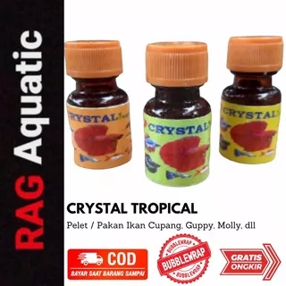 makanan ikan cupang terbagus pelet ikan pakan ikan cupang CRYSTAL Tropical