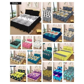 Sprei rumbai lady rose 180x200/king motif abstrak/polkadot/kotak/garis/zig zag:oscar,michelle,hindia,blend,polka grey,ferren,rubic,regan,arrow,lolita,janet,matrix/hitam putih,furla/bulu ungu,walter,parisian,william,jayden