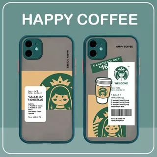 HYBRID PRINTING Starbucks case realme 5 5i 5 pro 6 7i c17 8 4g c11 c12 c15 c25 c20 c21 2020 infinix hot 9 play