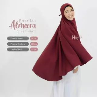 BERGO TALI ALMEERA BERGO MARYAM ORIGINAL HAYURI BERGO TALI PANJANG SYARI