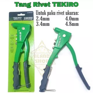 Hand Rivet TEKIRO / Tang Rivet TEKIRO Warna Hijau Original