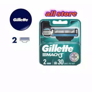 Gillette Gilete gillete gilette Mach 3 Cartridge refill refil isi 2