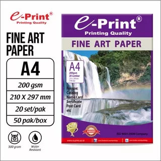 e-Print Fine Art Paper A4