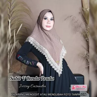 146 PRPCS!!JILBAB DOA IBU PLISKET RENDA PRADA V PET SABIT BUSA/HIJAB ORI DOI BY BUNYAMIN JERSEY CASANDRA LANCIP PLISKET