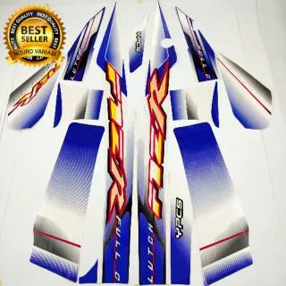 striping yamaha fizr f1zr fiz r putih biru 2003 body standar