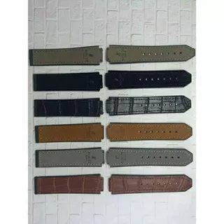 STRAP TALI JAM HUBLOT BIG BANG GENEVE KULIT CROCO BALUTAN RUBBER