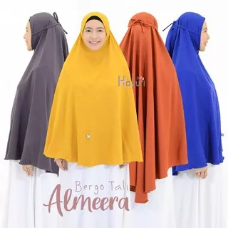 Bergo Tali Almeera / Bergo Non Pet Tali / Bergo Tali Premium / Hijab Instan Tali Non Pet