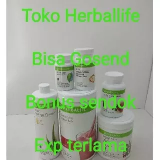 Paket diet herbalife-paket herbal life shake mix-hac aloe-mixed fiber-teh thermo-NRG-cell u loss