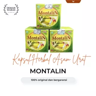 MONTALIN Obat Herbal Asam Urat dan Pegel linu Original 100%
