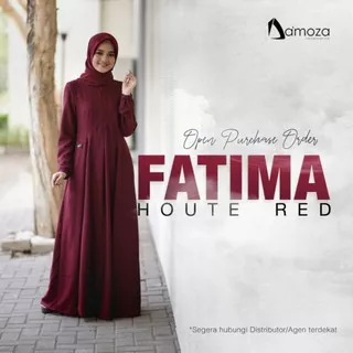 Baju Muslim Gamis Damoza Fatima broken white, ash rose, houte red