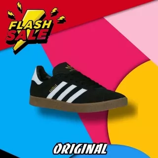 SEPATU ADIDAS GAZELLE BLACK WHITE SOLE GUM ORIGINAL | ADIDAS ORIGINAL | SEPATU ADIDAS ORIGINAL